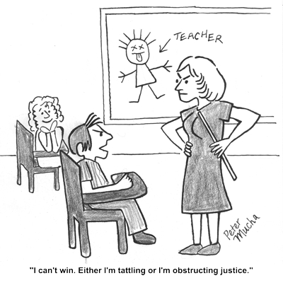 peter mucha cartoon obstructing justice